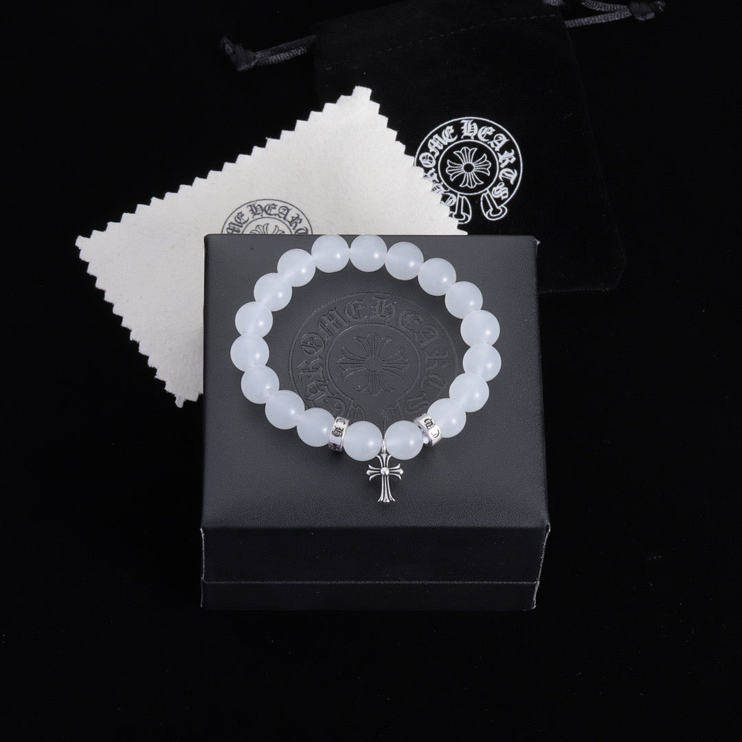 Chrome Hearts Cross Heart Bracelet