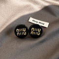 Miu Miu Circle Earrings