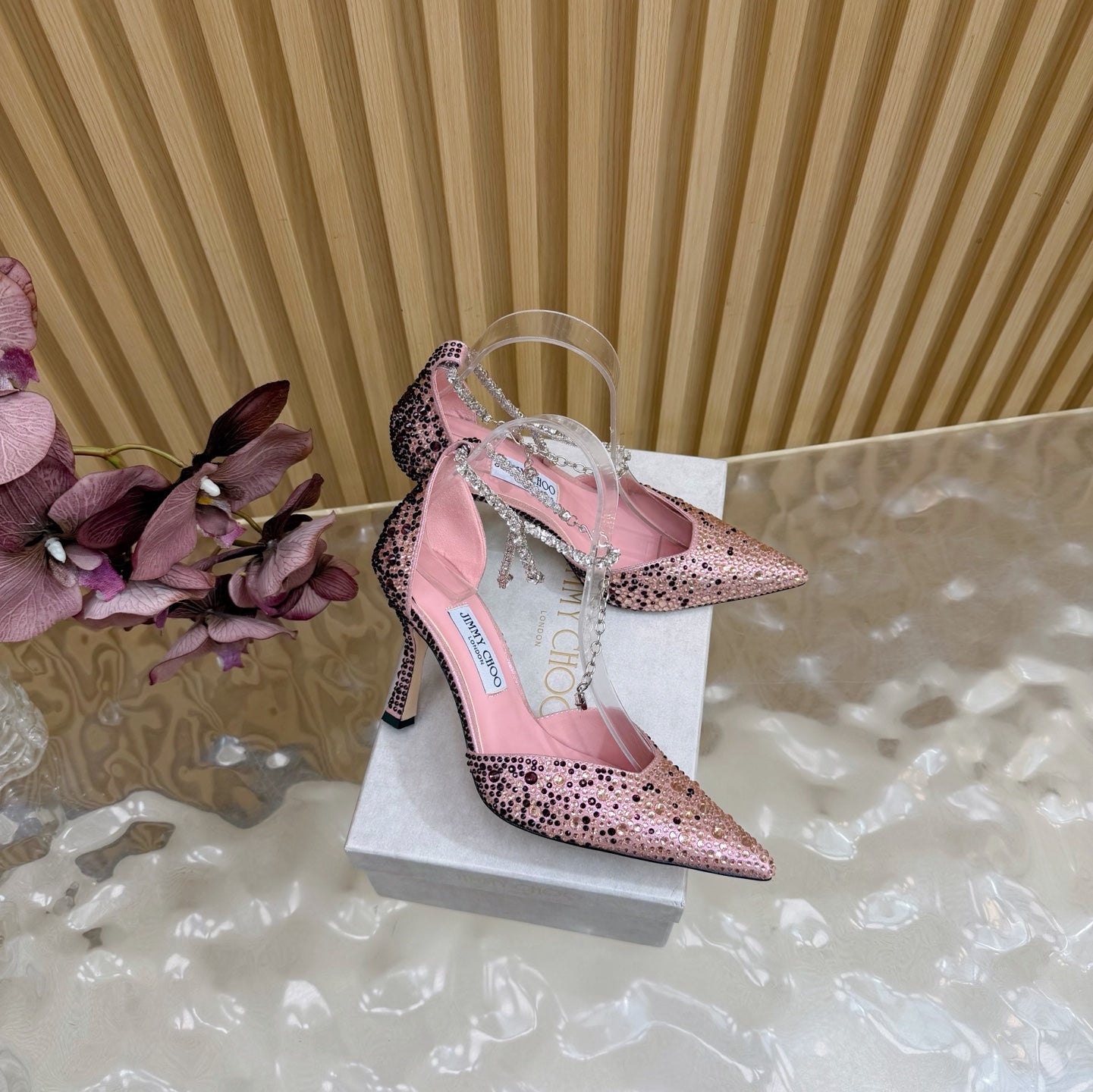 Jimmy Choo Sparkling High Heels