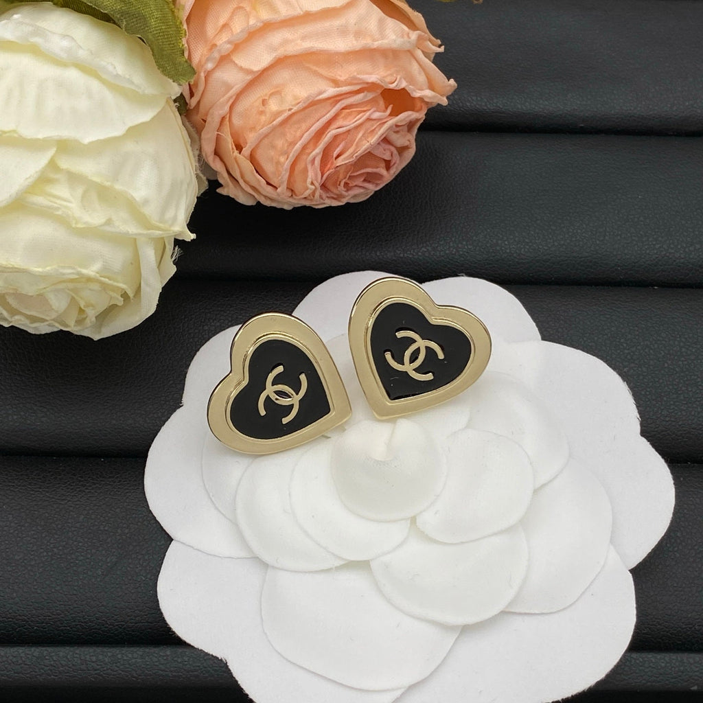 Chanel Heart Earring Studs